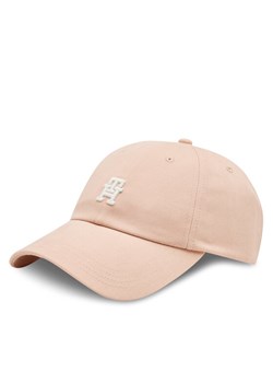 Czapka z daszkiem Tommy Hilfiger Utility Soft Cap AW0AW16363 Różowy ze sklepu eobuwie.pl w kategorii Czapki z daszkiem damskie - zdjęcie 182075150