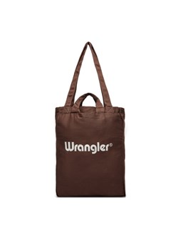 Torebka Wrangler Easy Tote 112358079 Brązowy ze sklepu eobuwie.pl w kategorii Torby Shopper bag - zdjęcie 182075164
