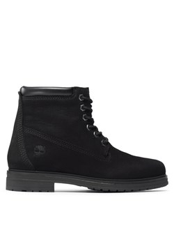 Botki Timberland Hannover Hill TB0A2KSV0011 Czarny ze sklepu eobuwie.pl w kategorii Workery damskie - zdjęcie 182075320