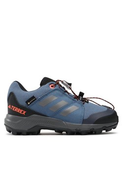 Trekkingi adidas Terrex GORE-TEX Hiking IF5705 Niebieski ze sklepu eobuwie.pl w kategorii Buty sportowe dziecięce - zdjęcie 182075332