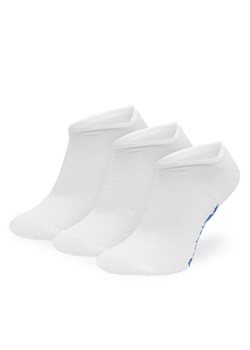 Zestaw 3 par niskich skarpet unisex Reebok R0253-SS24 (3-pack) Biały ze sklepu eobuwie.pl w kategorii Skarpetki damskie - zdjęcie 182075761
