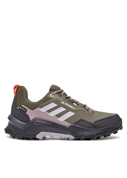 Trekkingi adidas Terrex AX4 GORE-TEX IG6581 Zielony ze sklepu eobuwie.pl w kategorii Buty sportowe damskie - zdjęcie 182075810