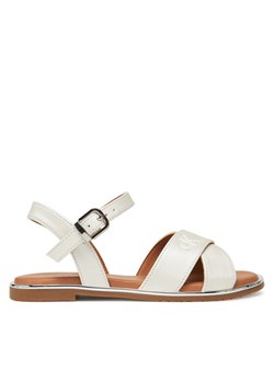 Sandały Calvin Klein Jeans V3A2-82042-1688 M Biały ze sklepu eobuwie.pl w kategorii Sandały dziecięce - zdjęcie 182075883