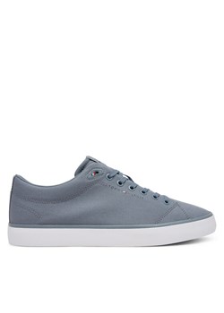 Tenisówki Tommy Hilfiger Th Hi Vulc Low Core Canvas FM0FM05396 Szary ze sklepu eobuwie.pl w kategorii Trampki męskie - zdjęcie 182075884