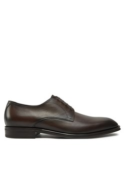 Półbuty BOSS Derby 50536535 Brązowy ze sklepu eobuwie.pl w kategorii Buty eleganckie męskie - zdjęcie 182075904