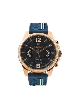 Zegarek Tommy Hilfiger Decker 1791474 Granatowy ze sklepu eobuwie.pl w kategorii Zegarki - zdjęcie 182075972