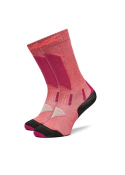 Skarpety narciarskie X-Socks Ski Discover WYDDW24J Różowy ze sklepu eobuwie.pl w kategorii Skarpetki dziecięce - zdjęcie 182076020