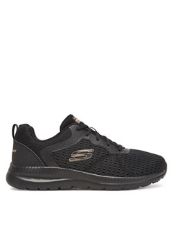 Sneakersy Skechers BOUNTIFUL 12607 BKRG Czarny ze sklepu eobuwie.pl w kategorii Buty sportowe damskie - zdjęcie 182076054