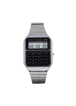 Zegarek Casio Vintage Edgy CA-500WE-1AEF Srebrny ze sklepu eobuwie.pl w kategorii Zegarki - zdjęcie 182076141