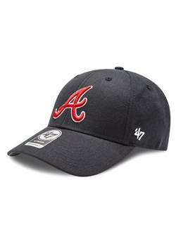 Czapka z daszkiem 47 Brand MLB Atlanta Braves '47 MVP B-MVP01WBVRP-NY Granatowy ze sklepu eobuwie.pl w kategorii Czapki z daszkiem damskie - zdjęcie 182076152