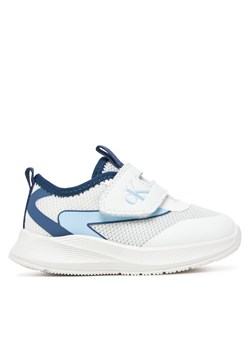 Sneakersy Calvin Klein Jeans Low Cut Velcro V1X9-83001-1697Y Biały ze sklepu eobuwie.pl w kategorii Buty sportowe dziecięce - zdjęcie 182076430