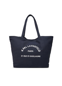 Torebka KARL LAGERFELD A1W50006 Granatowy ze sklepu eobuwie.pl w kategorii Torby Shopper bag - zdjęcie 182076552