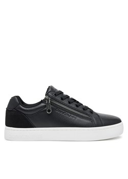 Sneakersy Calvin Klein Jeans Classic Cupsole Zip Low In YM0YM01254 Czarny ze sklepu eobuwie.pl w kategorii Buty sportowe męskie - zdjęcie 182076613