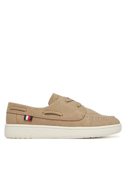 Półbuty Tommy Hilfiger T3B4-33853-0315 S Beżowy ze sklepu eobuwie.pl w kategorii Półbuty dziecięce - zdjęcie 182077033