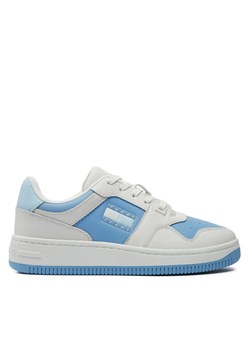 Sneakersy Tommy Jeans Tjw Retro Basket Tonal Logo EN0EN02571 Niebieski ze sklepu eobuwie.pl w kategorii Buty sportowe damskie - zdjęcie 182077263
