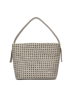 Torebka Calvin Klein Ck Braided Medium Shopper K60K612131 Szary ze sklepu eobuwie.pl w kategorii Torby Shopper bag - zdjęcie 182077402