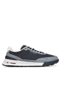 Sneakersy Tommy Hilfiger Retro Runner Seasonal FM0FM05425 Granatowy ze sklepu eobuwie.pl w kategorii Buty sportowe męskie - zdjęcie 182077590