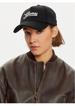 Czapka z daszkiem Guess AW5182 WOL01 Czarny ze sklepu eobuwie.pl w kategorii Czapki z daszkiem damskie - zdjęcie 182077980