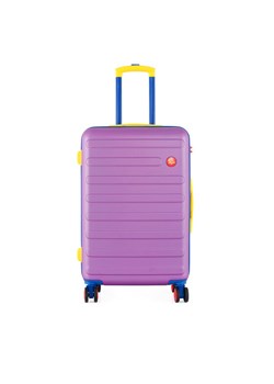 Walizka średnia Semi Line T5845-2 Fioletowy ze sklepu eobuwie.pl w kategorii Walizki - zdjęcie 182078012