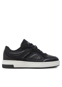 Sneakersy Calvin Klein Jeans Basket Cupsole Low Mix In Mtl YW0YW01462 Czarny ze sklepu eobuwie.pl w kategorii Buty sportowe damskie - zdjęcie 182078112