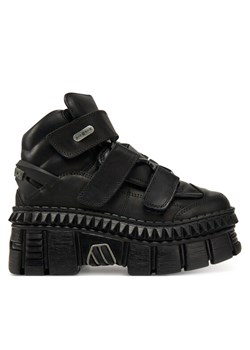 Sneakersy NEW ROCK M-WALL285-S3 Czarny ze sklepu eobuwie.pl w kategorii Workery damskie - zdjęcie 182078132
