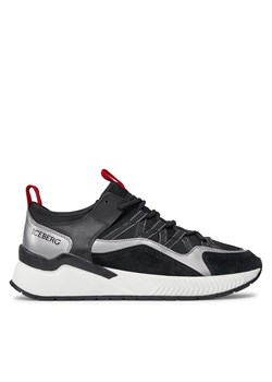 Sneakersy Iceberg Gomera IU1638 Czarny ze sklepu eobuwie.pl w kategorii Buty sportowe męskie - zdjęcie 182078152