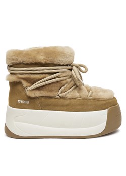 Śniegowce Big Star Shoes OO274A207 Beżowy ze sklepu eobuwie.pl w kategorii Śniegowce damskie - zdjęcie 182078331