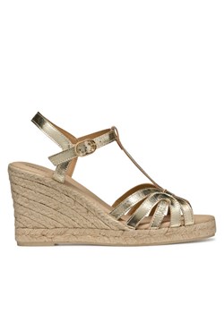 Espadryle Geox D Gelsa D55TPA 000CF C2012 Złoty ze sklepu eobuwie.pl w kategorii Espadryle damskie - zdjęcie 182078453