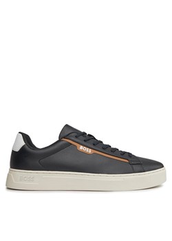 Sneakersy Boss Rhys Tenn 50502869 Czarny ze sklepu eobuwie.pl w kategorii Trampki męskie - zdjęcie 182078560