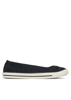 Baleriny Converse Chuck Taylor All Star Dainty Ballerina A16210C Czarny ze sklepu eobuwie.pl w kategorii Balerinki - zdjęcie 182078602