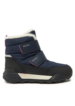 Śniegowce Geox J Trekkyup Girl B Ab J46M7B 0FU50 C4002 S Granatowy ze sklepu eobuwie.pl w kategorii Buty zimowe dziecięce - zdjęcie 182078622