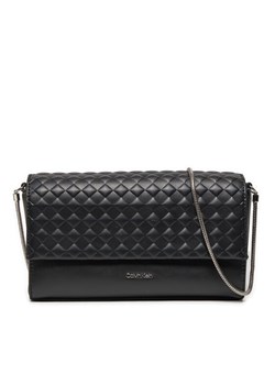 Torebka Calvin Klein Calvin Mini Quilt Mini Crossbody K60K611990 Czarny ze sklepu eobuwie.pl w kategorii Kopertówki - zdjęcie 182078674
