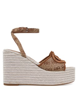 Espadryle Guess FLJTEE FAL04 Beżowy ze sklepu eobuwie.pl w kategorii Espadryle damskie - zdjęcie 182078822