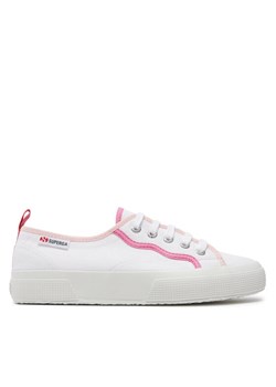 Sneakersy Superga Curly Bindings 2750 S8138NW Biały ze sklepu eobuwie.pl w kategorii Trampki damskie - zdjęcie 182078882