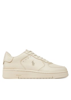 Sneakersy Polo Ralph Lauren Masters Court 809971279001 Beżowy ze sklepu eobuwie.pl w kategorii Buty sportowe męskie - zdjęcie 182079013