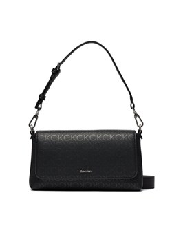 Torebka Calvin Klein Ck Must Shoulder Bag_Epi Mono K60K611360 Czarny ze sklepu eobuwie.pl w kategorii Listonoszki - zdjęcie 182079151