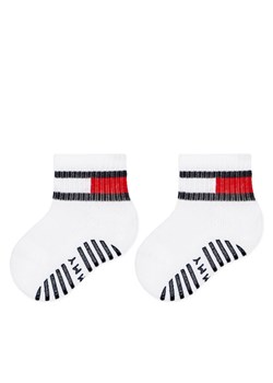Zestaw 2 par wysokich skarpet dziecięcych Tommy Hilfiger 701226500 Biały ze sklepu eobuwie.pl w kategorii Skarpetki dziecięce - zdjęcie 182079182