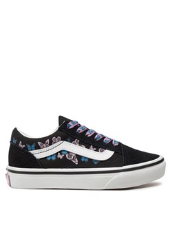 Tenisówki Vans Old Skool Butterfly VN000CYVBML1 Czarny ze sklepu eobuwie.pl w kategorii Trampki dziecięce - zdjęcie 182079200