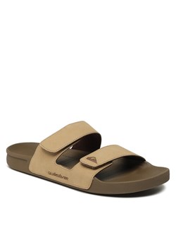 Klapki Quiksilver AQYL101256 Beżowy ze sklepu eobuwie.pl w kategorii Klapki męskie - zdjęcie 182079353