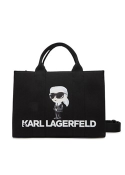 Torebka KARL LAGERFELD A2W50047 Czarny ze sklepu eobuwie.pl w kategorii Torby Shopper bag - zdjęcie 182079392