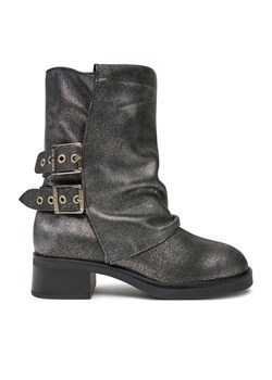Botki Steve Madden Bonfire SM11003415 Srebrny ze sklepu eobuwie.pl w kategorii Botki - zdjęcie 182079493