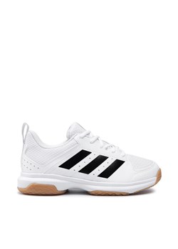Buty halowe adidas Ligra 7 W FZ4660 Biały ze sklepu eobuwie.pl w kategorii Buty sportowe damskie - zdjęcie 182079511