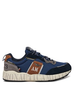 Sneakersy Aeronautica Militare 242SC293CT3381 Niebieski ze sklepu eobuwie.pl w kategorii Buty sportowe męskie - zdjęcie 182079641