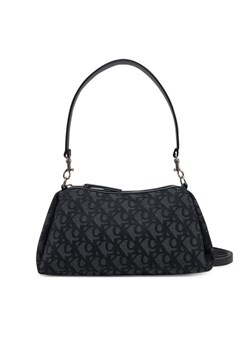 Torebka Calvin Klein Jeans Lyl Lg Jqd Smll Shld LV04K3142G Czarny ze sklepu eobuwie.pl w kategorii Torebki damskie - zdjęcie 182079672