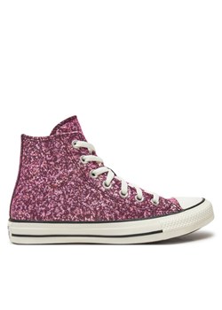 Trampki Converse Chuck Taylor All Star Glitter Hi A11137C Różowy ze sklepu eobuwie.pl w kategorii Trampki damskie - zdjęcie 182079720