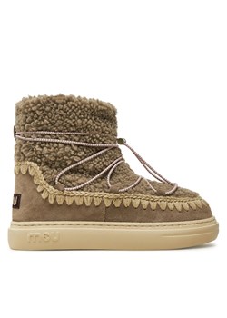 Śniegowce Mou Eskimo Sneaker Bold Scoub Lace FW411012A Szary ze sklepu eobuwie.pl w kategorii Śniegowce damskie - zdjęcie 182079762