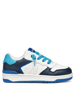 Sneakersy Geox J Washiba J45LQB 5411 C1343 S Biały ze sklepu eobuwie.pl w kategorii Buty sportowe dziecięce - zdjęcie 182080014