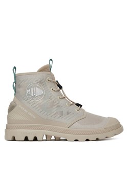 Trapery Palladium Pampa Lite Travel Vt 74472-096-M Szary ze sklepu eobuwie.pl w kategorii Workery damskie - zdjęcie 182080244