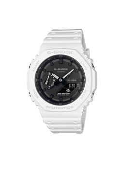 Zegarek G-Shock GA-2100-7AER Biały ze sklepu eobuwie.pl w kategorii Zegarki - zdjęcie 182080311