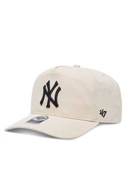 Czapka z daszkiem 47 Brand MLB New York Yankees '47 HITCH B-FHTCH17GWP Beżowy ze sklepu eobuwie.pl w kategorii Czapki z daszkiem damskie - zdjęcie 182080344